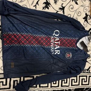 PSG Long Sleeve Jersey in Blue and Red